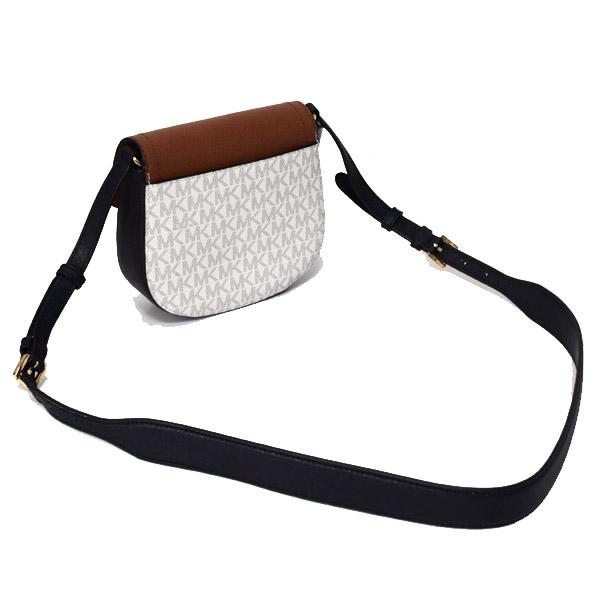 MICHAEL KORS モノグラム クロスボディバッグ MICHAEL KORS（マイケルコース） バッグ レザー サドル モノグラム