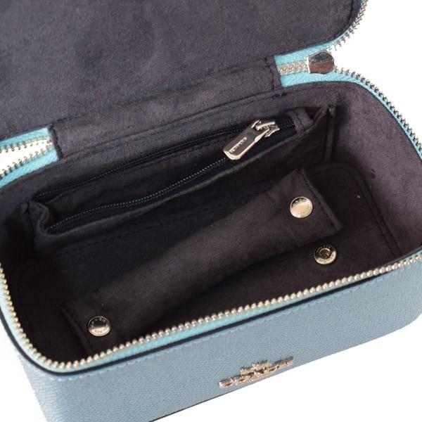 COACH コーチ 小物 クロスグレインレザー メタリック ファスナー