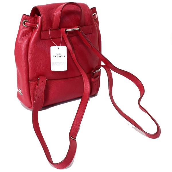 COACH（コーチ） バッグ ペブルレザー ミニ ターンロック リベット 