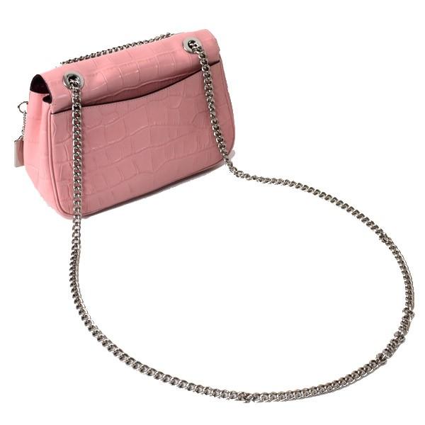 COACH コーチ バッグ レザー クロコ 型押し ターンロック チェーン  