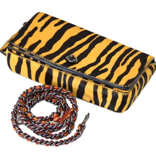 COACH コーチ バッグ ディンキー ヘアカーフ ハラコ レザー プリン 