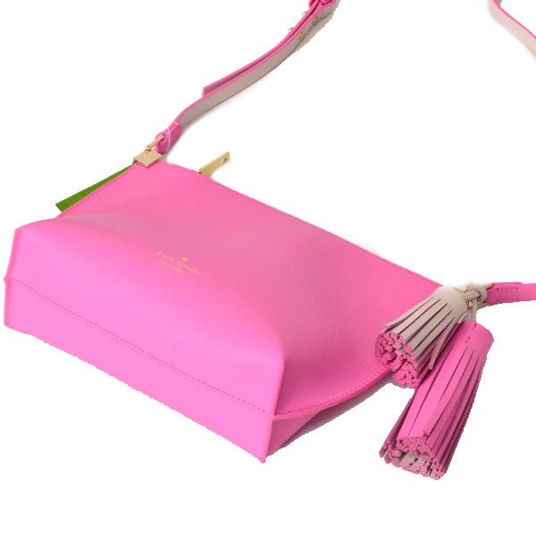 【美品】 ケイトスペード ショルダーバッグ  レザー タッセル フリンジ kate spade NEW YORK（ケイト・スペード ニューヨーク） ケイト
