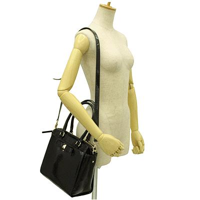 【極美品】kate spade 2way ハンドバッグ シドニー サッチェル 黒 kate spade NEW YORK（ケイト・スペード ニューヨーク） ケイト