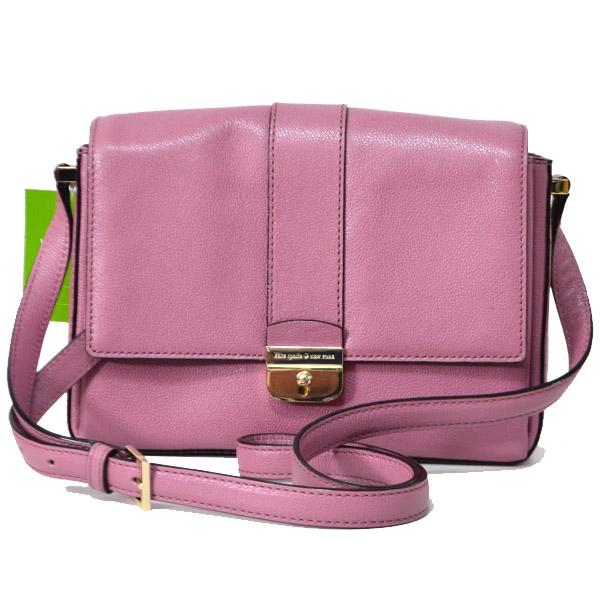 ケイトスペード バッグ katespade レザー スクエア 斜め掛け クロスボディ ショルダー バッグ ローズ 4673