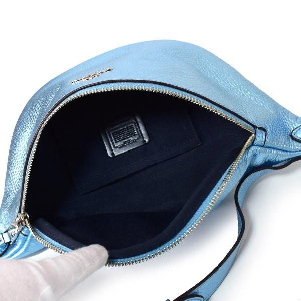 COACH（コーチ） バッグ ペブルレザー メタリック ベルトバッグ 2way