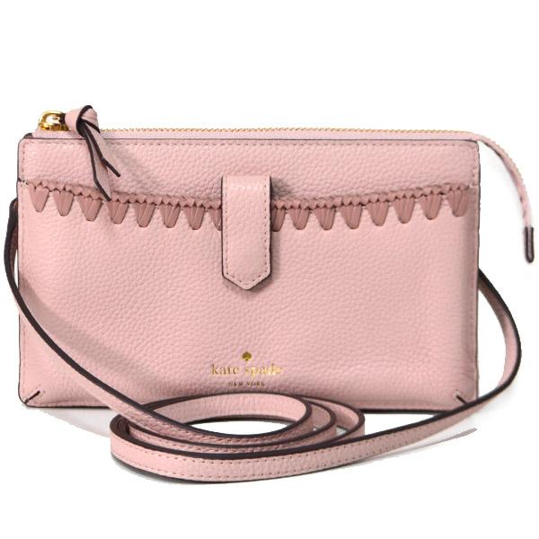 ケイトスペード バッグ katespade レザー フォン ポーチ クロスボディー 斜めがけ ショルダー クラッチバッグ ピンク 4910