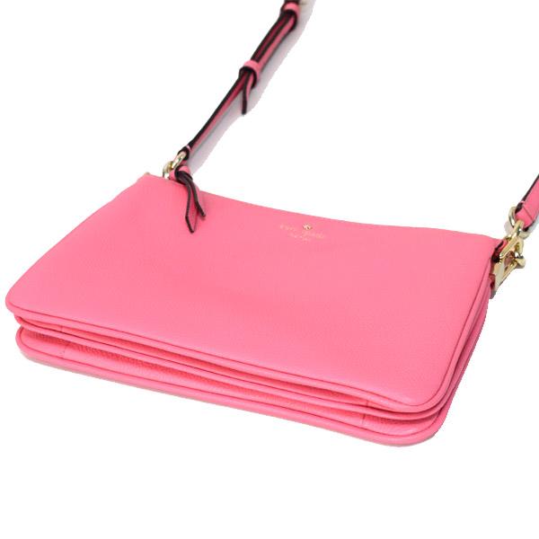 ケイトスペード バッグ katespade ぺブルレザー 斜めがけ クロスボディ ショルダー バッグ ピンク 5503_2