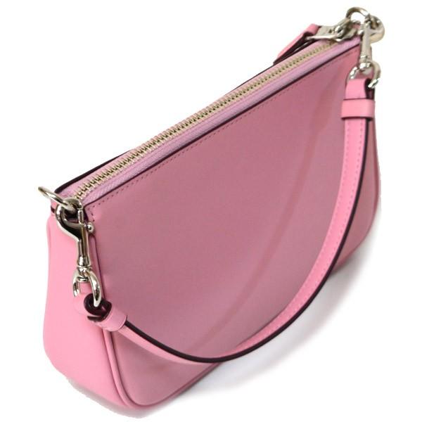 コーチ マルチポーチ COACH グラブタン レザー ターコイズ スタッズ