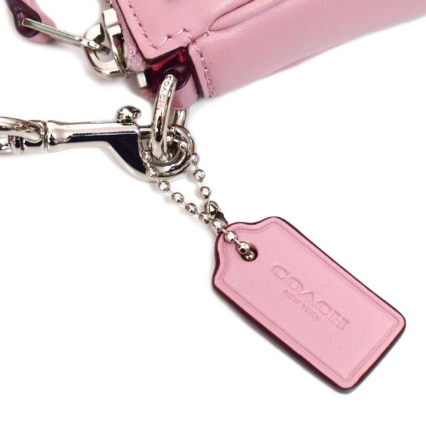 コーチ マルチポーチ COACH グラブタン レザー ターコイズ スタッズ