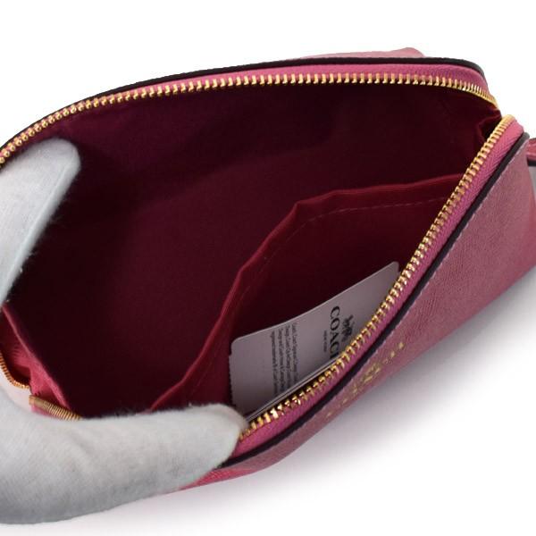 COACH（コーチ） コスメポーチ コーティング レザー コスメティック