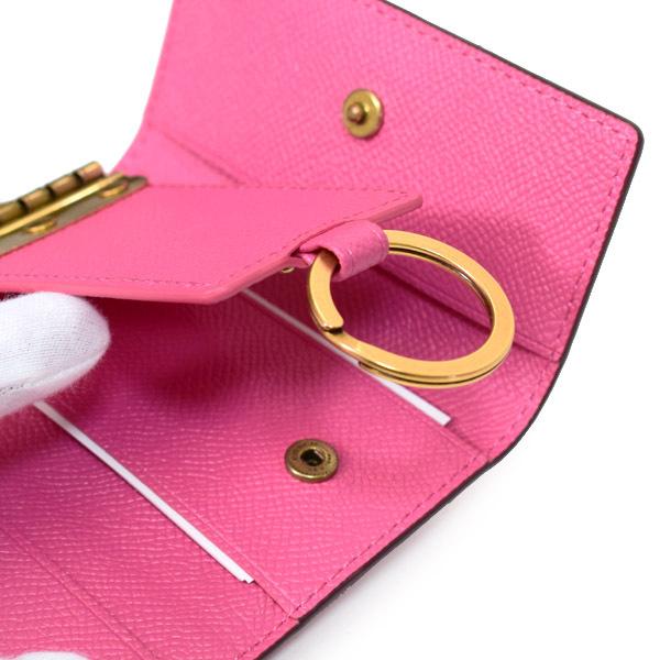 COACH（コーチ） キーケース クロスグレインレザー ロゴ 6連 キー