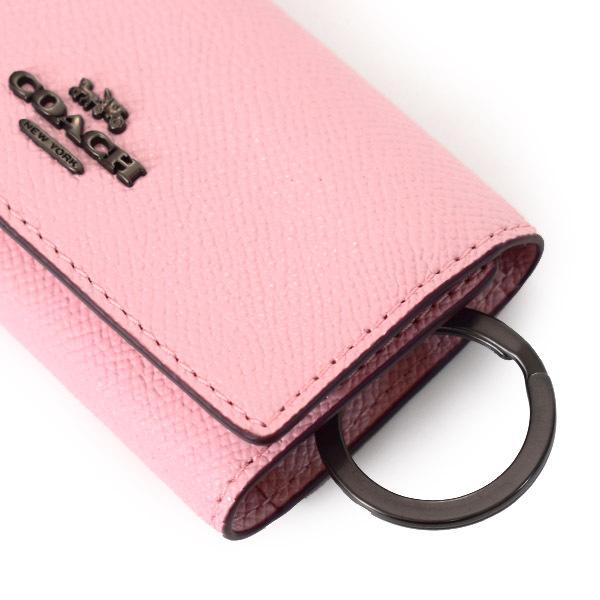 COACH（コーチ） キーケース クロスグレインレザー ロゴ 6連 キー