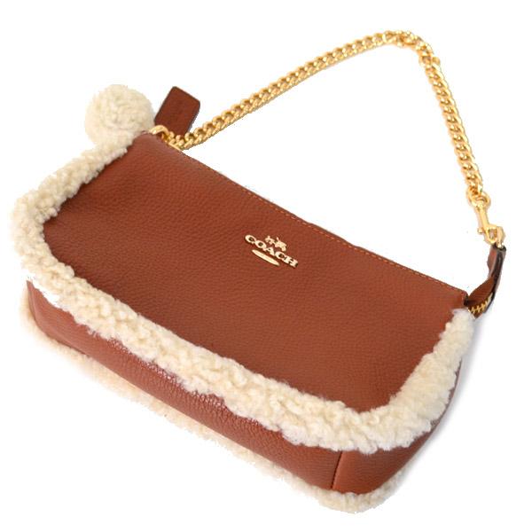 新品未使用 COACH ミニショルダーバッグ COACH（コーチ） マルチポーチ ラグジュアリー レザー シアリング