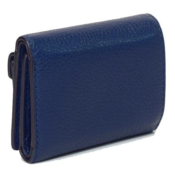 Tory Burch ハーパーミニ 折財布 ロイヤルネイビー TORY BURCH（トリーバーチ） 財布 レザー カーター ロゴ マイクロ