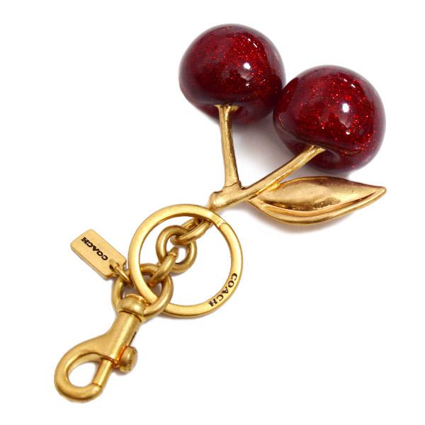 COACH（コーチ） キーホルダー レジン メタル チェリー さくらんぼ