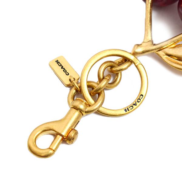 COACH（コーチ） キーホルダー レジン メタル チェリー さくらんぼ