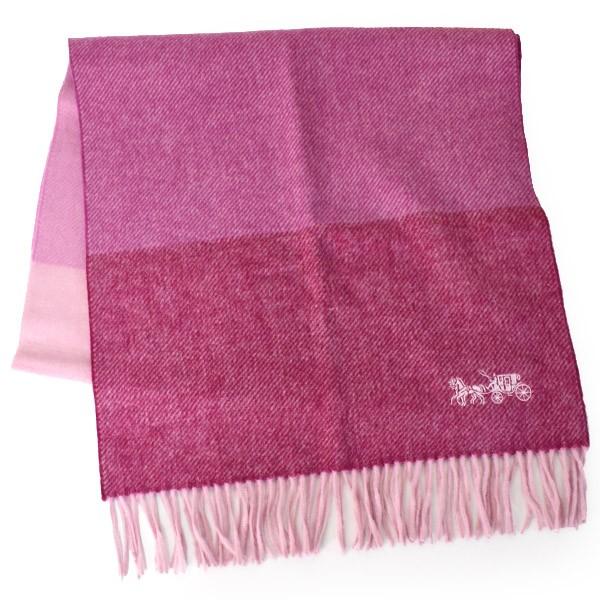 可愛いクリスマスツリーやギフトが ストライプ オーバーサイズ ウール Coach マフラー コーチ シンプルなフォルムにさりげないブランドロゴ エンブロイダード ダークフューシャ マフラー キャリッジ アンド ホース 財布 帽子 ファッション小物 Www