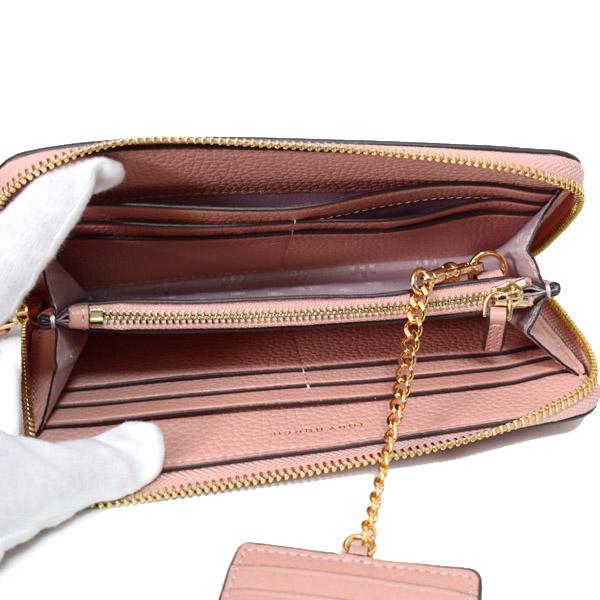 トリーバーチ  ラウンドファスナー 長財布  薄ピンク TORY BURCH（トリーバーチ） 財布 レディース ラウンドファスナー長