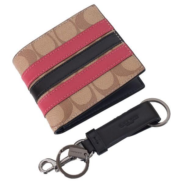 COACH コンパクト財布2個とキーホルダーセット 4点セット COACH