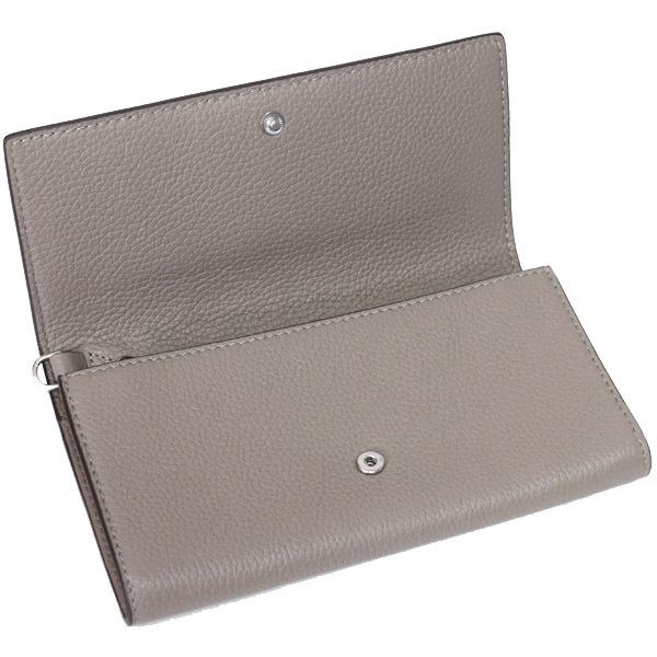 TORY BURCH（トリーバーチ） 長財布 ぺブルレザー ブリテン ロゴ 