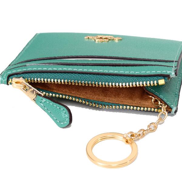 COACH コーチ 小銭入れ クロスグレインレザー ロゴ キーリング COACH コーチ 小銭入れ クロスグレインレザー ロゴ キーリング