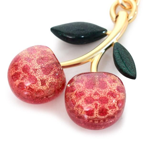 COACH（コーチ） キーホルダー レジン メタル シグネチャー チェリー