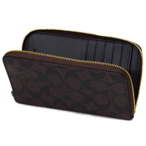 COACH（コーチ） 財布 コーティングキャンバス レザー シグネチャー