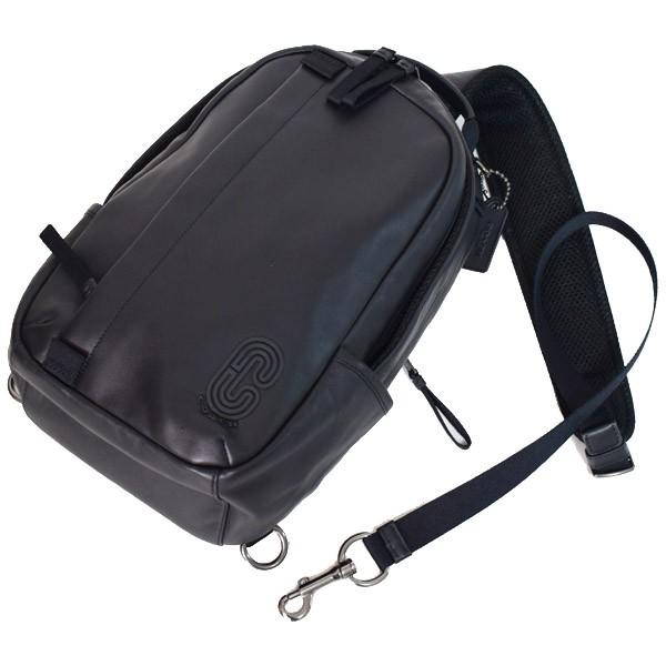COACH コーチ メンズバッグ スムースカーフレザー エッジ パック