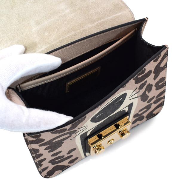 FURLA（フルラ） バッグ レザー メトロポリス ヒョウ モチーフ