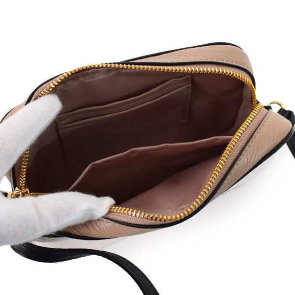 COACH（コーチ） バッグ ぺブルレザー カラーブロック ミニ カメラ