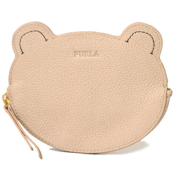 FURLA（フルラ） 財布 レザー ベア くま モチーフ ジップ コンパクト