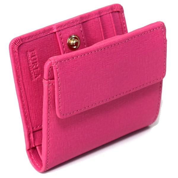 FURLA（フルラ） 財布 レザー コンパクト 二つ折り 財布 小銭入れ