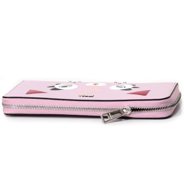 FURLA（フルラ） 財布 レザー ジンジャー 猫 ネコ モチーフ スタッズ