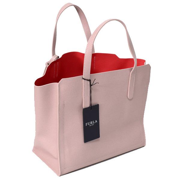 FURLA（フルラ） バッグ レザー サリー ロゴ S トートバッグ ピンク