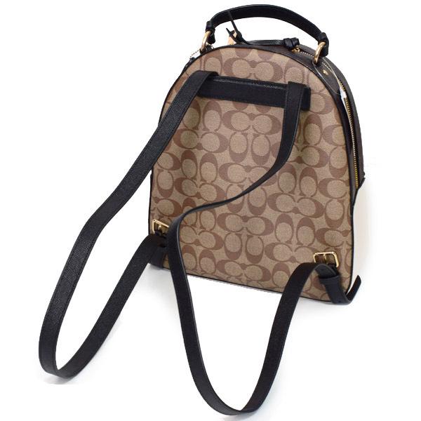 COACH コーチ　リュック　コーティングキャンパス×レザー　美品 COACH（コーチ） バッグ コーティングキャンバス クロスグレインレザー