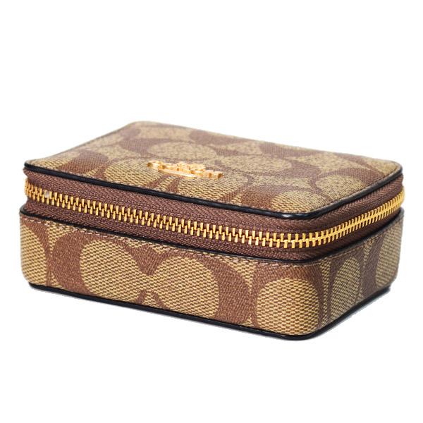 COACH（コーチ） ピルケース コーティングキャンバス スムースレザー 