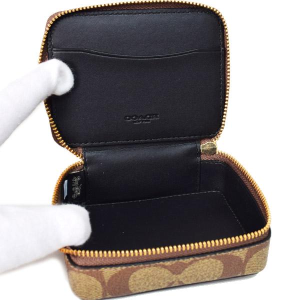 COACH（コーチ） ピルケース コーティングキャンバス スムースレザー 