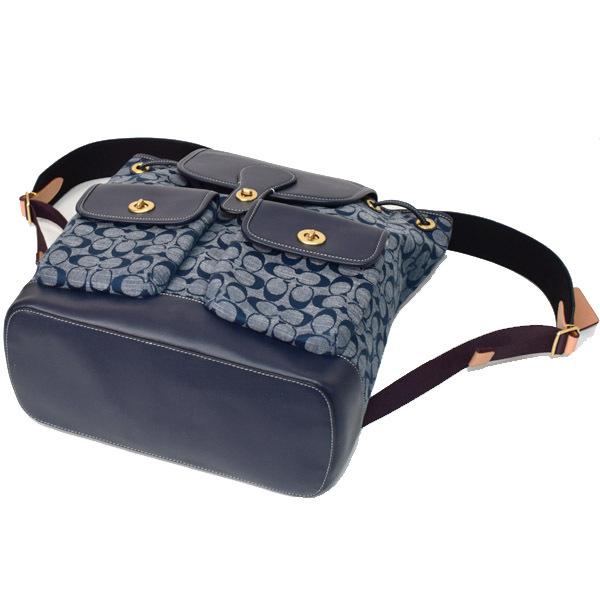 COACH（コーチ） バッグ シャンブレー カーフレザー シグネチャー