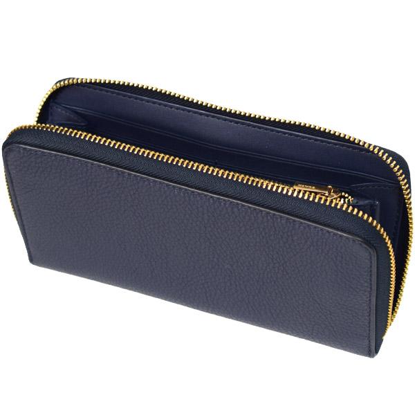 COACH（コーチ） 長財布 ぺブルレザー ロゴ リストレット ロング 