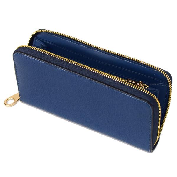 COACH（コーチ） 長財布 ぺブルドレザー ロゴ リストレット ロング