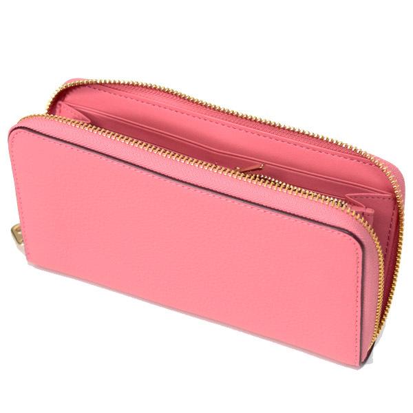 COACH 長財布　C4451 ピンク　タフィー COACH（コーチ） 長財布 ぺブルレザー ロゴ リストレット ロング