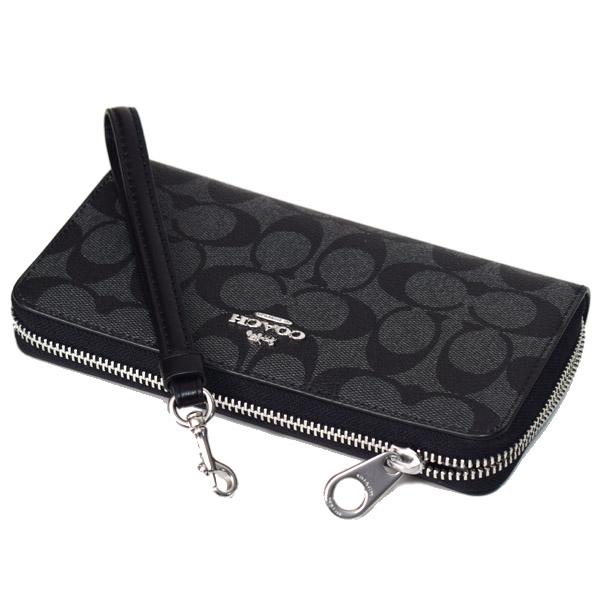COACH（コーチ） 長財布 コーティングキャンバス スムースレザー