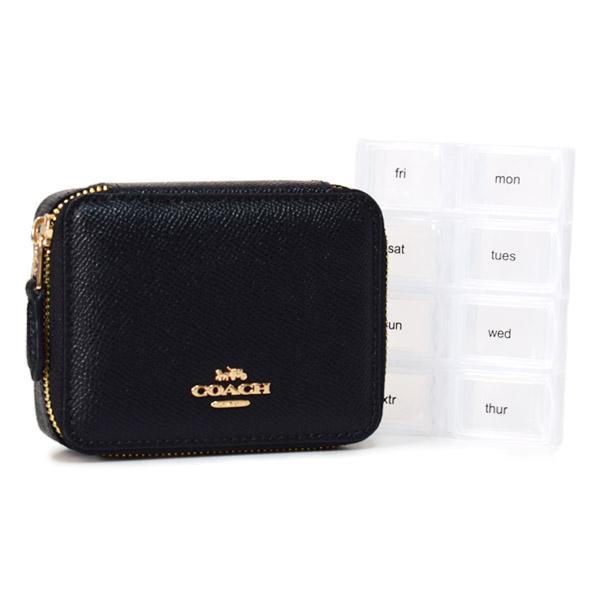 COACH（コーチ） ピルケース クロスグレインレザー ロゴ ウィークリー 