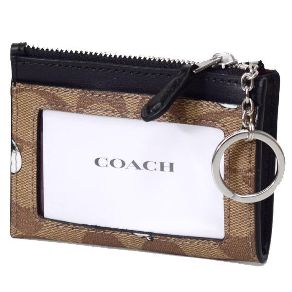 COACH（コーチ） 小銭入れ コーティングキャンバス スムースレザー
