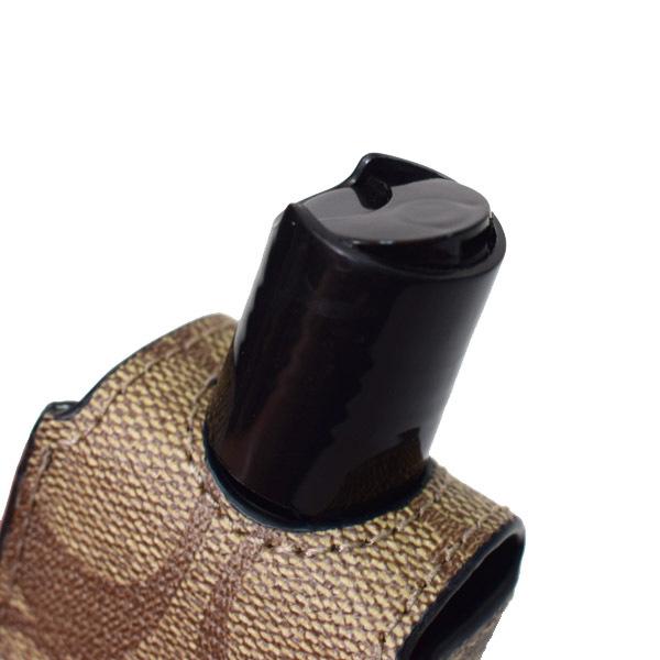 COACH（コーチ） キーホルダー コーティングキャンバス カーフレザー