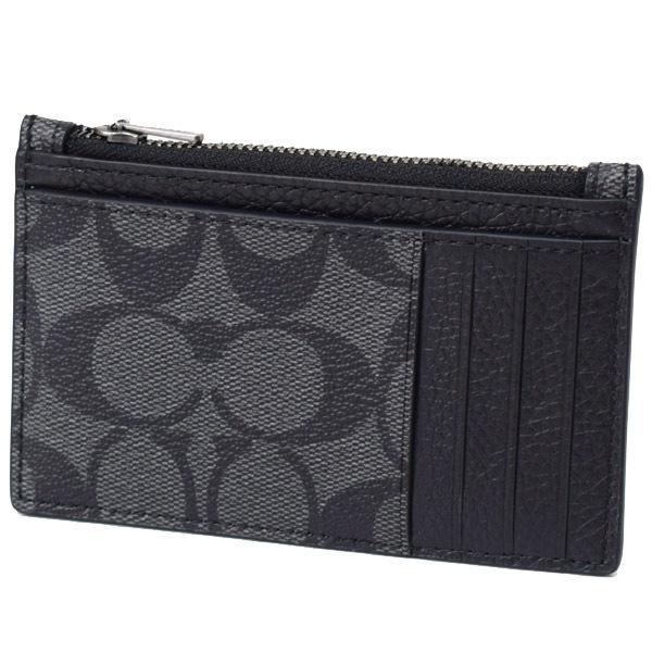 COACH（コーチ） 小銭入れ コーティングキャンバス ぺブルレザー