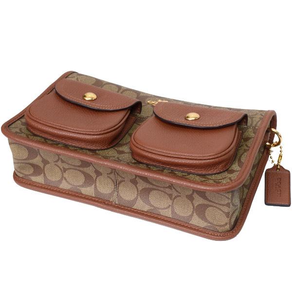 COACH（コーチ） バッグ コーティングキャンバス ぺブルレザー