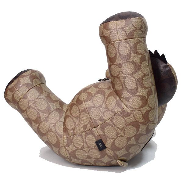 COACH（コーチ） ぬいぐるみ コーティングキャンバス ぺブルレザー