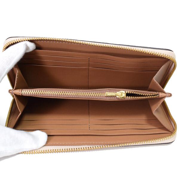 COACH（コーチ） 長財布 ぺブルレザー フローラル 花柄 ロゴ ロング