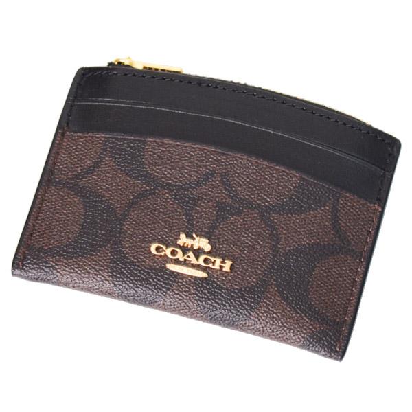 COACH（コーチ） カードケース コーティングキャンバス レザー